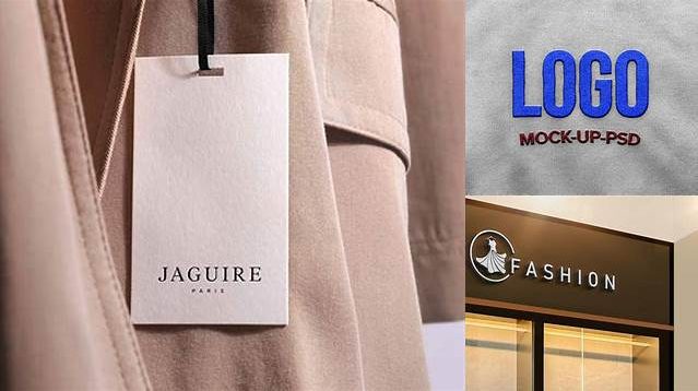 1230+ Fashion Logo Mockup Smart PNG Image