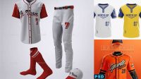 1231+ Baseball Uniform Mockup Free High-Quality Editable PSD