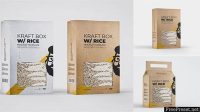 1232+ Rice Box Mockup High-Quality PSD Files