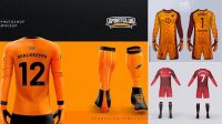 1235+ Goalkeeper Jersey Mockup Free Best for Showcase