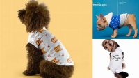 1239+ Dog Clothes Mockup Free Easy Editable