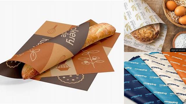 1245+ Food Wrapping Paper Mockup Smart PNG Image