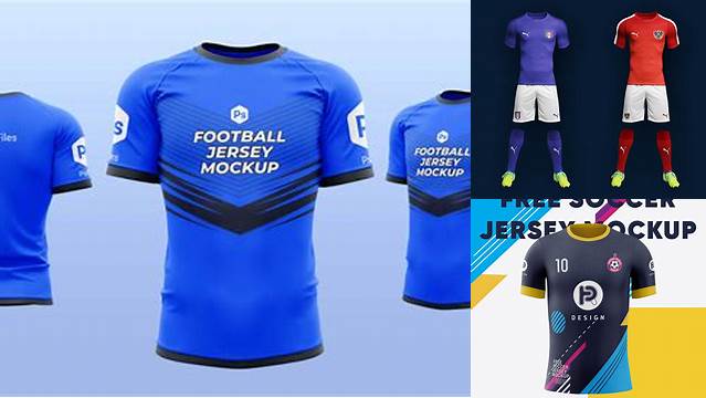 1254+ Football Soccer Uniform Mockup Free Customizable PSD