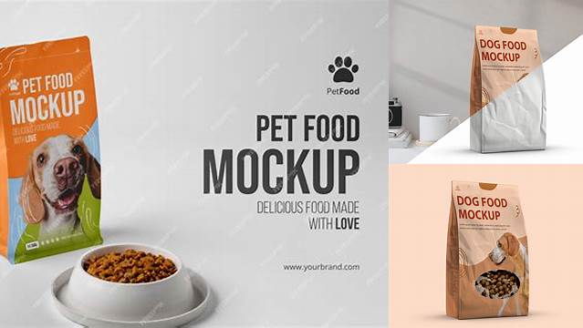 1256+ Dog Food Mockup Free Easy Editable