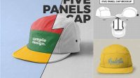 1267+ Five Panel Cap Mockup Premium Quality Freebie