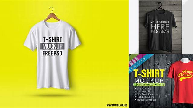 1276+ Download Mockup Kaos Cdr Free PSD