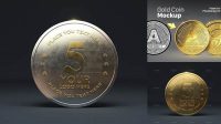 1280+ Free Realistic Detailed Coin Mockup In Psd Exclusive Free PSD Mockups