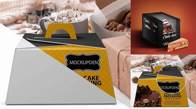 1284+ Cake Box Mockup Free Download Free PSD