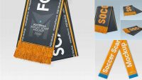 1286+ Football Scarf Mockup Free Free PSD