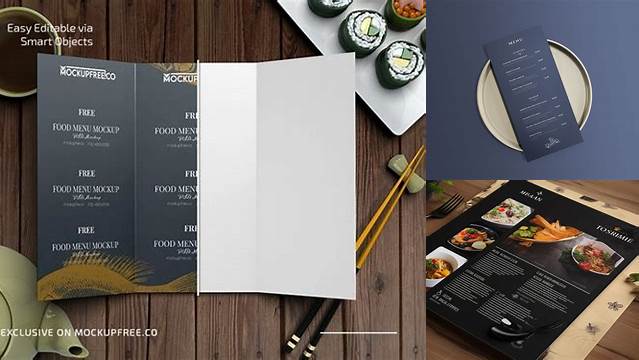 1292+ Menu Mock Ups Smart PNG Image