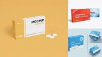 1297+ Medicine Box Mockup Free Download Free PSD