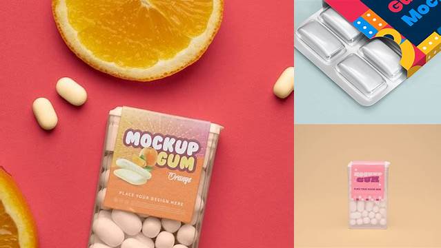 1303+ Gum Mockup Free Unique High-Resolution PSD