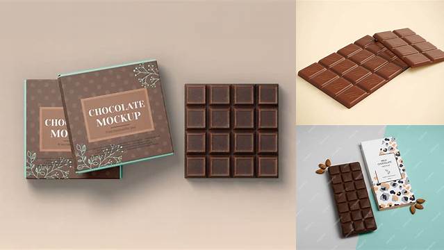 1309+ Mockup Chocolate PSD Download