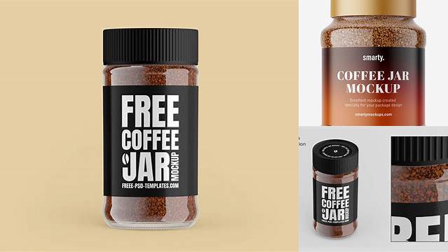 1327+ Coffee Jar Mockup Free Exclusive Free Creative Resource