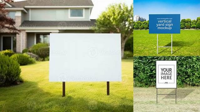 1335+ Yard Sign Mockup Free Download Smart PNG Image