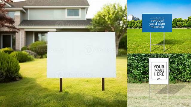 1335+ Yard Sign Mockup Free Download Smart PNG Image