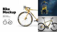 1343+ Cycling Mockup Free Customizable Design Files