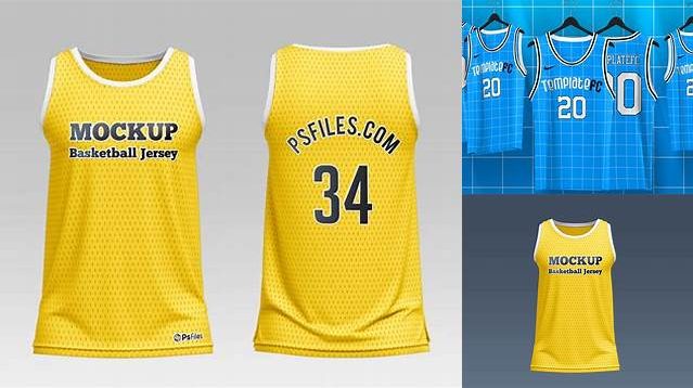 1344+ Basketball Jersey Mockup Hight Resolution