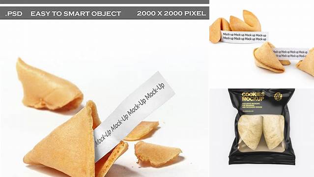 1354+ Fortune Cookie Mockup Free PSD