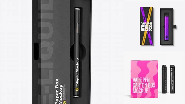 1385+ Vape Pen Mockup Free PSD Download