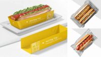 1386+ Hot Dog Packaging Mockup Free PSD Download