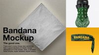 1390+ Bandana Mockup PSD Download