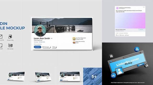 1392+ Free Linkedin Mockup Hight Resolution
