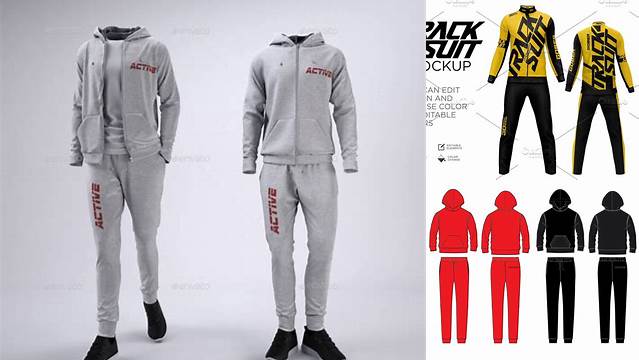 1398+ Tracksuit Mockups Free Mockup Templates