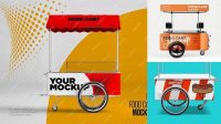 1403+ Street Food Cart Mockup Free Easy Editable