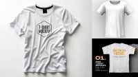 1409+ Download Mockup T-shirt Front & Back Easy Editable