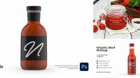 1412+ Mockup Salsa Exclusive Free PSD