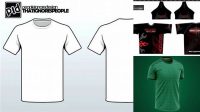 1414+ Sublimation T Shirt Template Psd Free Download PSD Free Download