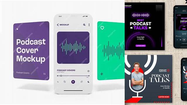 1416+ Apple Podcast Mockup Easy Editable