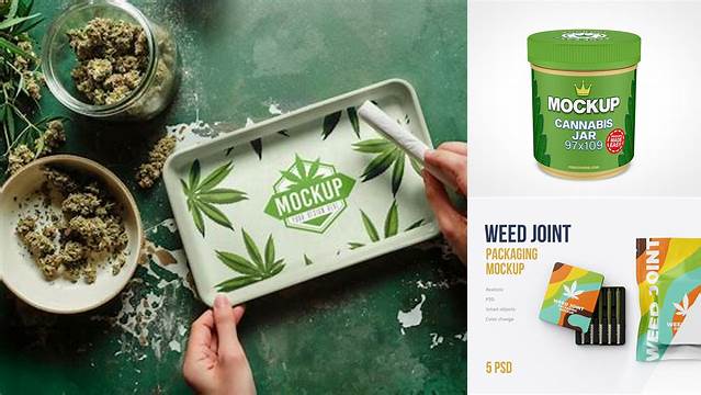 1418+ Cannabis Mockups PSD Free Download