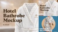 1419+ Bathrobe Mockup Easy Editable