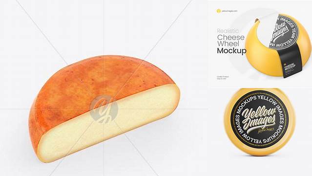 1428+ Cheese Wheel Mockup Smart Layer PSD