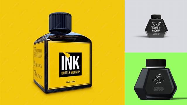 1429+ Ink Bottle Mockup Download Free