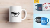 1433+ Mug Animated Mockup Free Free PSD