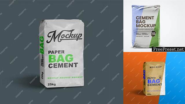 1447+ Cement Bag Mockup Psd Free Download Easy Editable