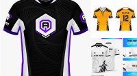 1450+ Esports Jersey Template Png Digital Download