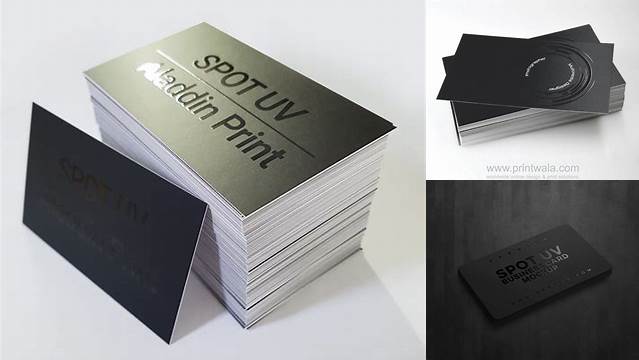 1451+ Spot Uv Business Card Mockup Creative Design File