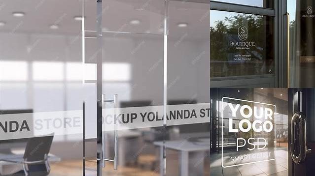 1453+ Glass Door Mockup Psd Free Download Custom Mockup PSD for Free