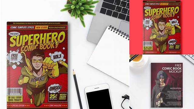 1454+ Comic Book Mockup Free Include TIFF