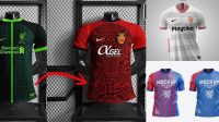 1456+ Mockups De Camisetas De Futbol Gratis Digital Download