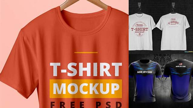 1460+ Sublimation T Shirt Mockup Free PSD