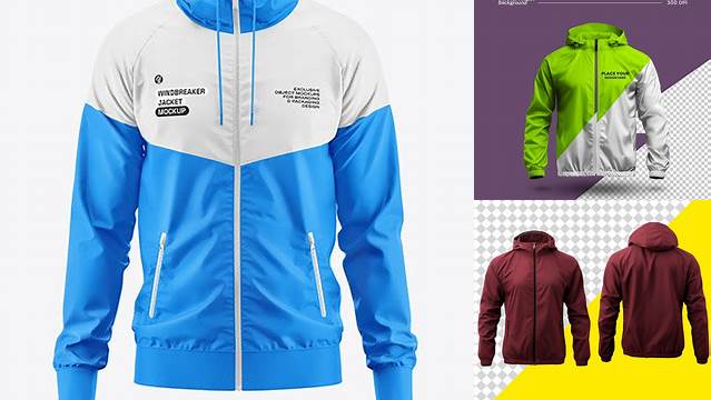 1461+ Mockup Windbreaker Modern PSD Templates