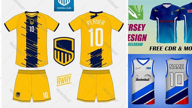 1463+ Template Jersey Cdr Editable Photoshop File