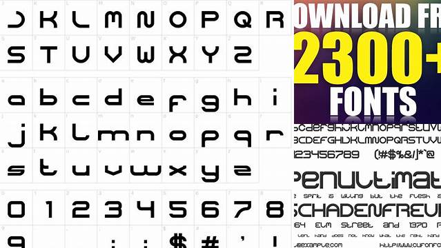 1464+ Coreldraw Fonts Pack Free Download PSD Free Download