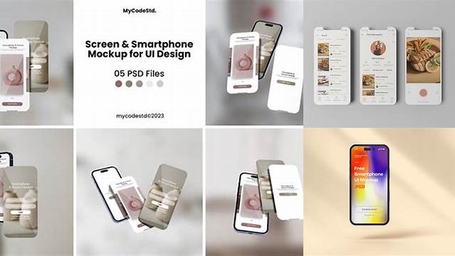 1464+ Mobile Screen Mockup Free Easy Editable