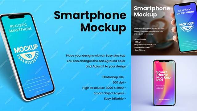 1468+ Mockup Handphone Easy Editable